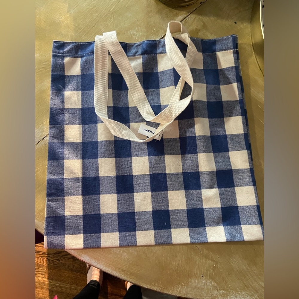 NWT Old Navy gingham tote